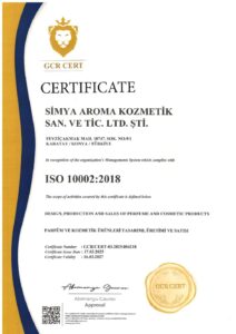 ISO 10002:2018 – SIMYA Aroma